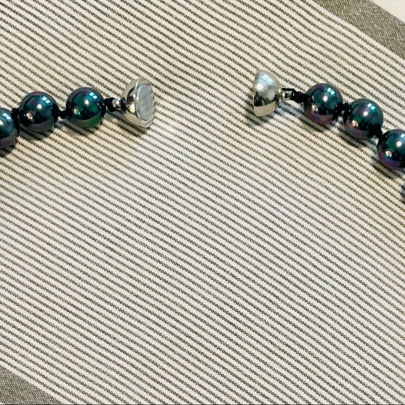 Tahitian Pearl Necklace 10mm Round Jewelry - Picture 3 of 5